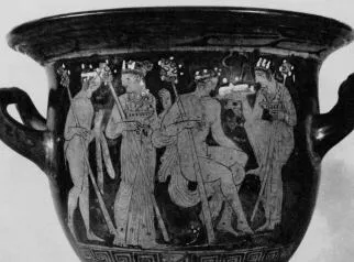 KRATER, BELL (ATHENIAN, RED-FIGURE)