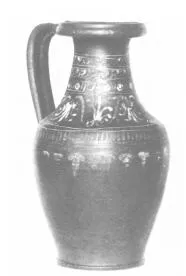OINOCHOE (SOUTH ITALIAN, GNATHIAN, BLACK GLAZE)
