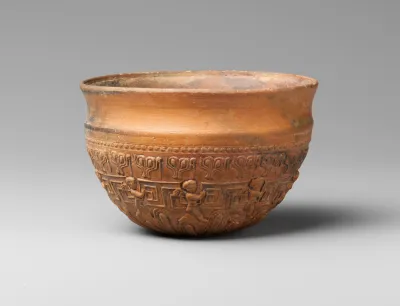 Terracotta Megarian bowl