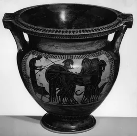 KRATER, COLUMN (ATHENIAN, BLACK-FIGURE)