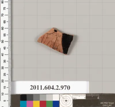 Terracotta fragment of an oinochoe (jug)