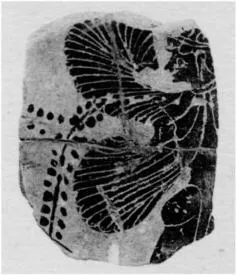 LEKYTHOS, FRAGMENT (ATHENIAN, BLACK-FIGURE)