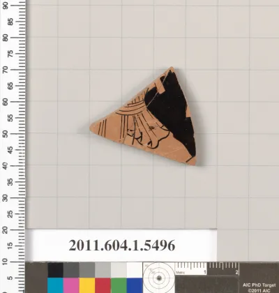 Terracotta fragment of a kylix (drinking cup)