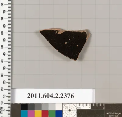 Terracotta fragment of a lid