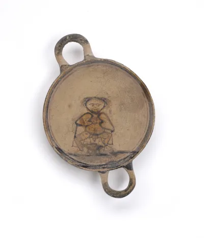 Kylix with Grotesque Figure