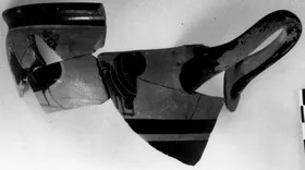 SKYPHOS, FRAGMENT (ATHENIAN, BLACK-FIGURE)