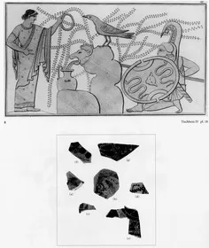 LEKYTHOS, FRAGMENTS (ATHENIAN, BLACK-FIGURE)