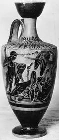 LEKYTHOS (ATHENIAN, BLACK-FIGURE)