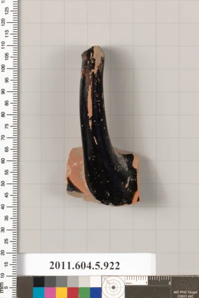 Terracotta fragment of a kylix (drinking cup)