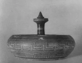 PYXIS (ATHENIAN GEOMETRIC, SILHOUETTE)