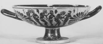 CUP A (ATHENIAN, BLACK-FIGURE)