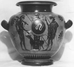 STAMNOS (ATHENIAN, BLACK-FIGURE)