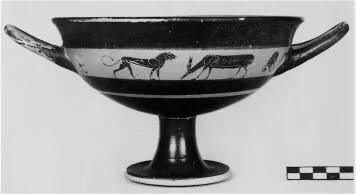 CUP, LITTLE MASTER BAND (ATHENIAN, BLACK-FIGURE)