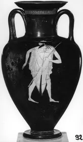 AMPHORA, NECK (ATHENIAN, RED-FIGURE)