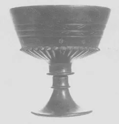 CHALICE (ETRUSCAN, BUCCHERO)