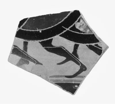 Attic Black-Figure Siana Cup Fragment