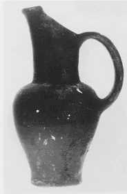 OINOCHOE (ETRUSCAN, BLACK GLAZE)