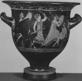 KRATER, BELL (ATHENIAN, RED-FIGURE)