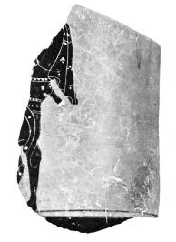 LEKYTHOS, FRAGMENT (ATHENIAN, BLACK-FIGURE)