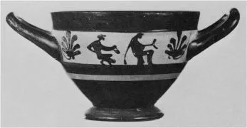 SKYPHOS (ATHENIAN, BLACK-FIGURE)