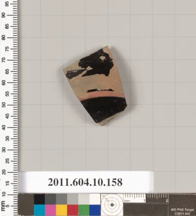 Terracotta fragment of a skyphos (deep drinking cup)