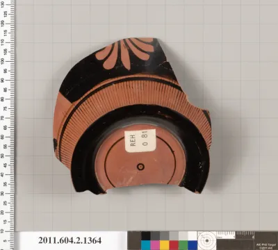 Terracotta fragment of a skyphos (deep drinking cup)