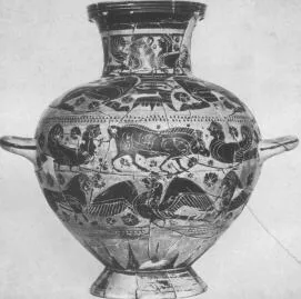 HYDRIA (ATHENIAN, BLACK-FIGURE)