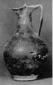 JUG (ETRUSCAN, BLACK GLAZE)