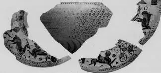 AMPHORA, NECK, FRAGMENTS (EAST GREEK, FIKELLURA, OUTLINE)