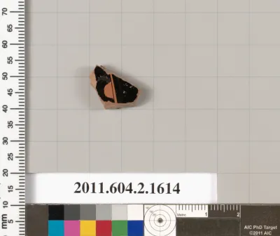 Terracotta fragment of a skyphos (deep drinking cup)