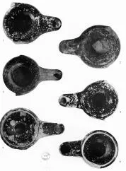 LAMP (ATHENIAN, BLACK GLAZE)