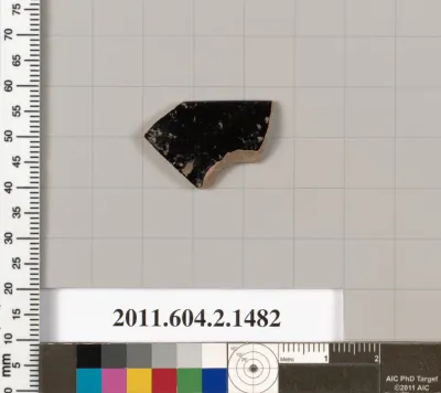 Terracotta fragment of a skyphos (deep drinking cup)