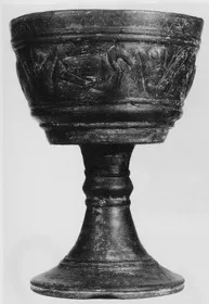 CHALICE (ETRUSCAN, BUCCHERO)