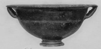 KRATER (ETRUSCAN, BLACK GLAZE)