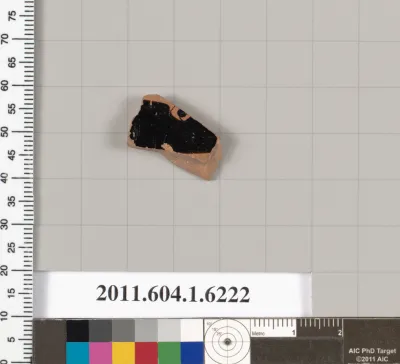 Terracotta fragment of a kylix (drinking cup)