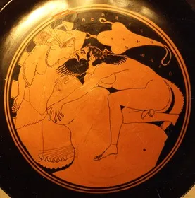 CUP B (ATHENIAN, RED-FIGURE)