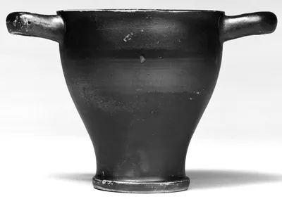 Campanian Black Glazed Skyphos