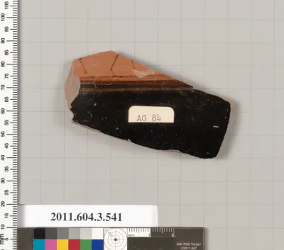 Terracotta fragment of a column-krater (bowl for mixing wine and water)