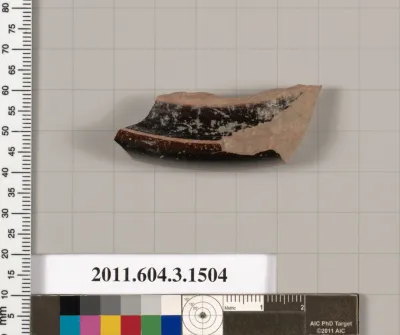 Terracotta fragment of a skyphos (deep drinking cup)