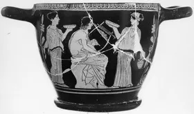 SKYPHOS (ATHENIAN, RED-FIGURE)