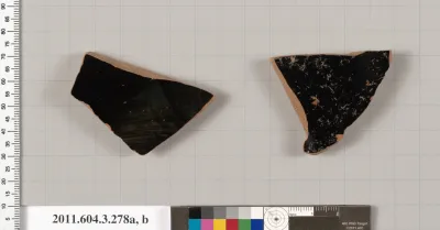 Terracotta fragments of amphorae (jars)