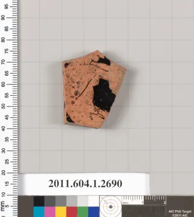 Terracotta fragment of a kylix (drinking cup)