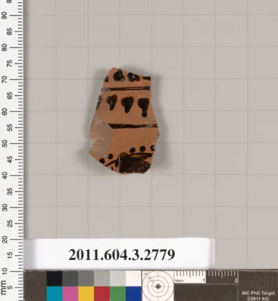 Terracotta fragment of an olpe (jug)