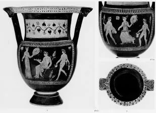KRATER, COLUMN (SOUTH ITALIAN, APULIAN, RED-FIGURE)