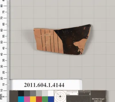 Terracotta fragment of a kylix (drinking cup)