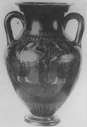 AMPHORA, BELLY, TYPE B (ATHENIAN, BLACK-FIGURE)