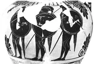 AMPHORA, NECK (ATHENIAN, BLACK-FIGURE)