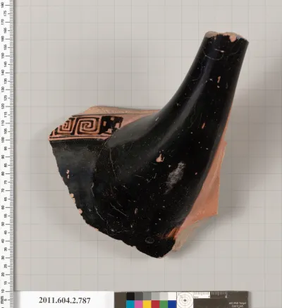 Terracotta fragment of a calyx-krater (bowl for mixing wine and water)