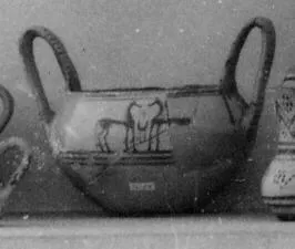KANTHAROS (ATHENIAN GEOMETRIC, SILHOUETTE)