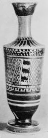 LEKYTHOS (ATHENIAN, BLACK PATTERN)
